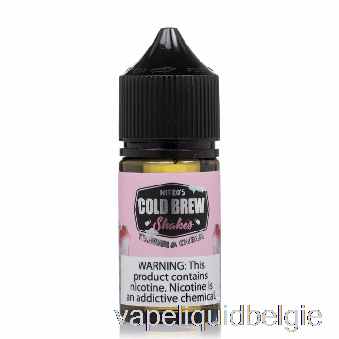 Vape België Aardbei En Room - Nitro Cold Brew Zouten - 30ml 45mg